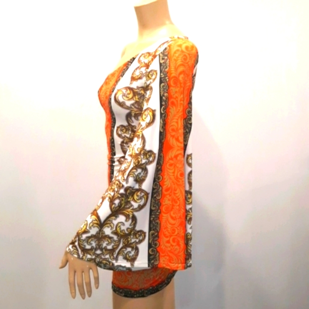 Arden B 1 bell sleeve bodycon mini dress XS - Picture 6 of 8